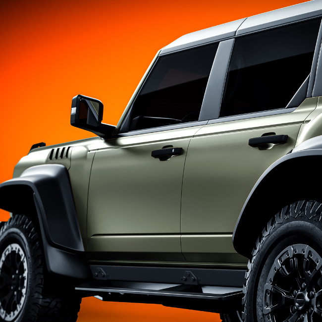 Satin Sandstone on Car